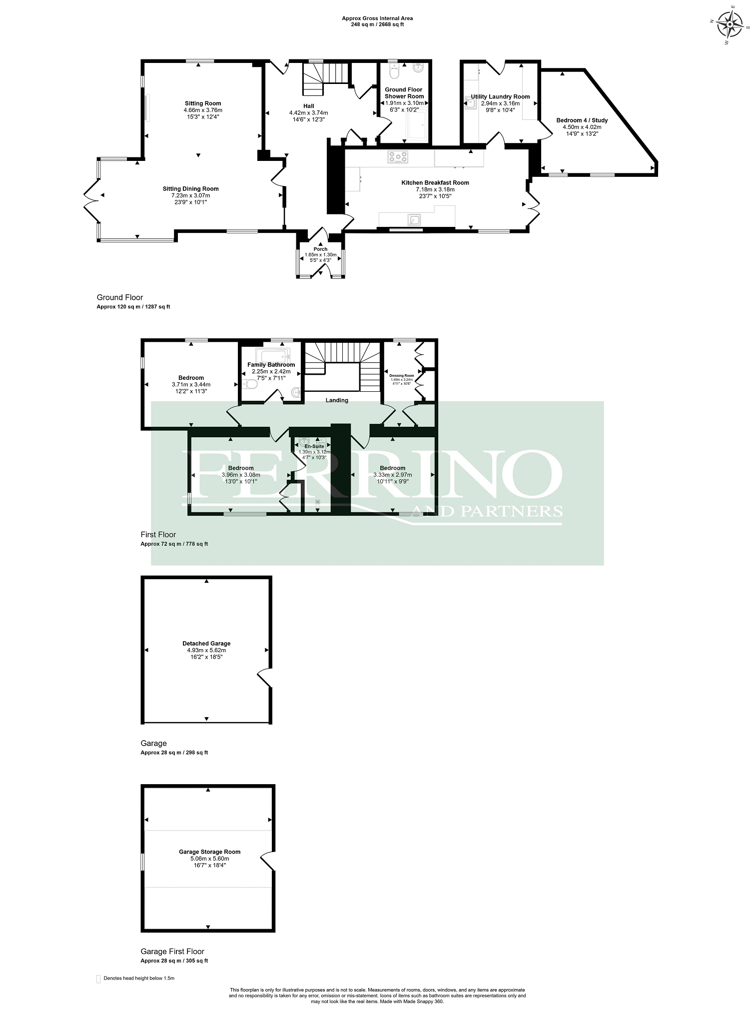 Greenway House, (Paddock & Double Garage), Littledean floorplan