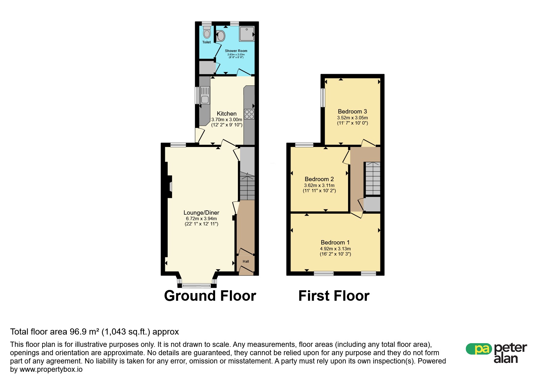 39, Rugby Road, Neath floorplan