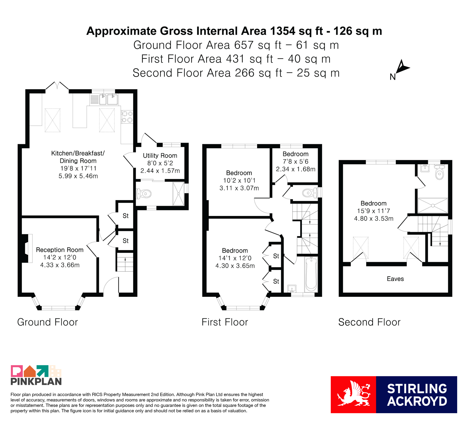 25, Wolsey Road, Surrey floorplan