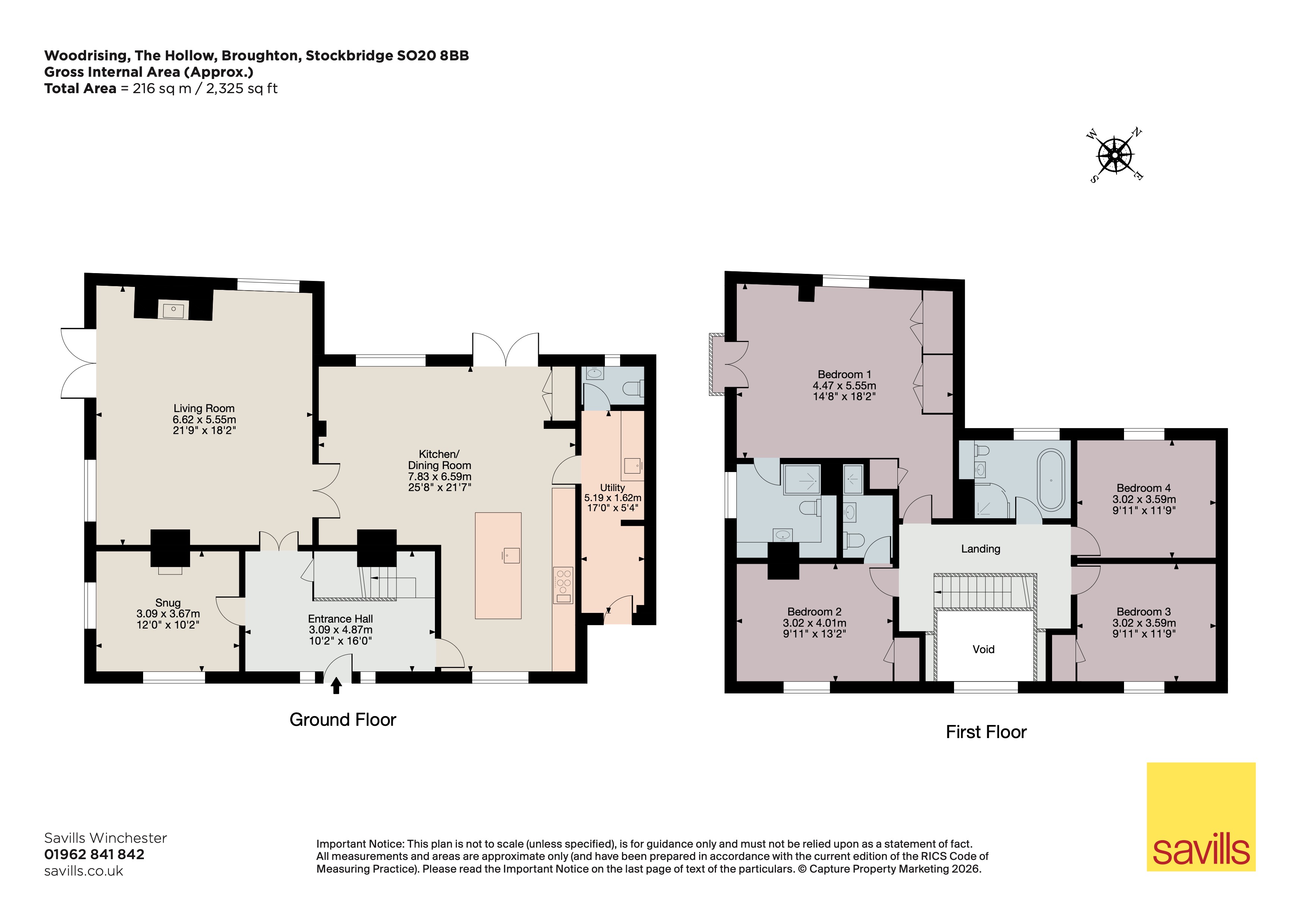 Woodrising,, The Hollow, Stockbridge floorplan