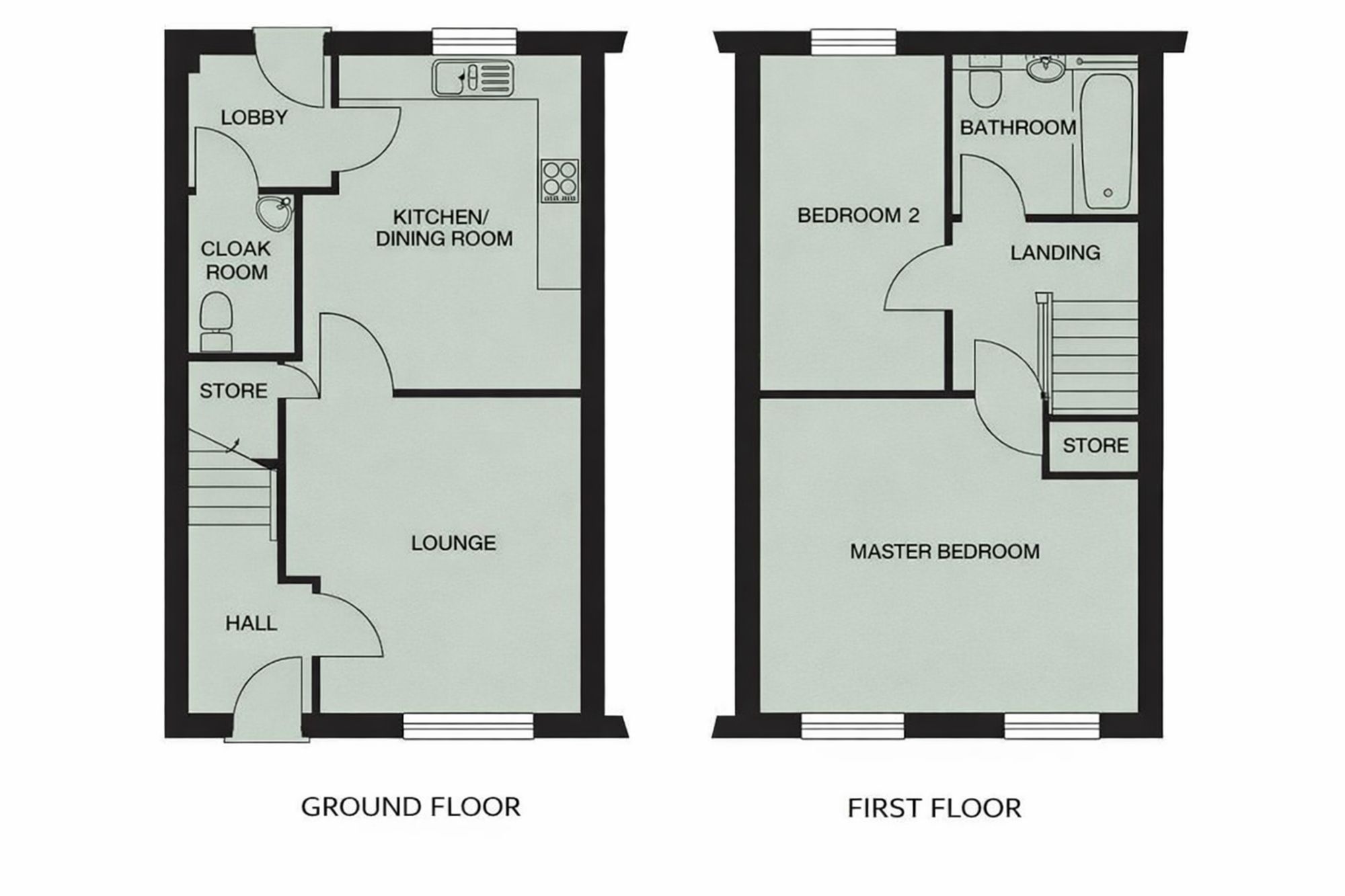21 Gwarak Dherwen, Truro floorplan