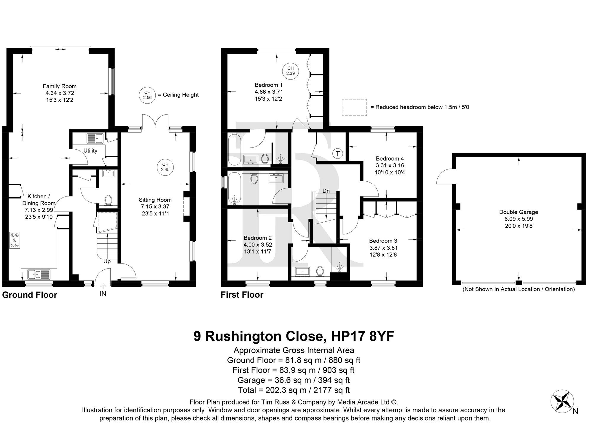 9 Rushington Close, BUCKINGHAMSHIRE floorplan
