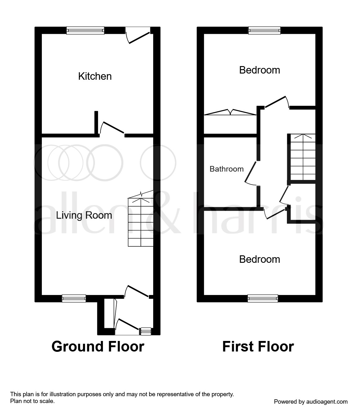 2 Bedrooms Terraced house for sale in Wraes View, Barrhead, Glasgow G78