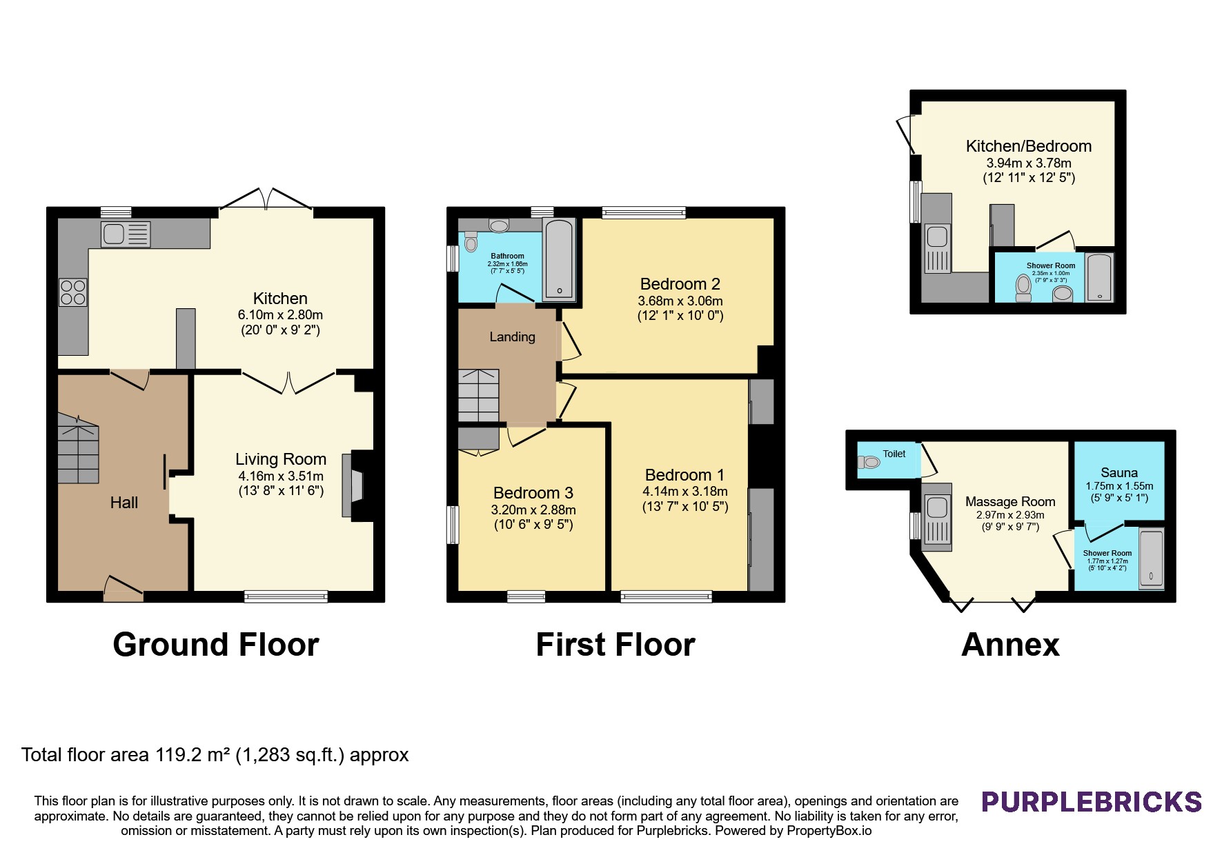 38, Edgeworth Road, London floorplan