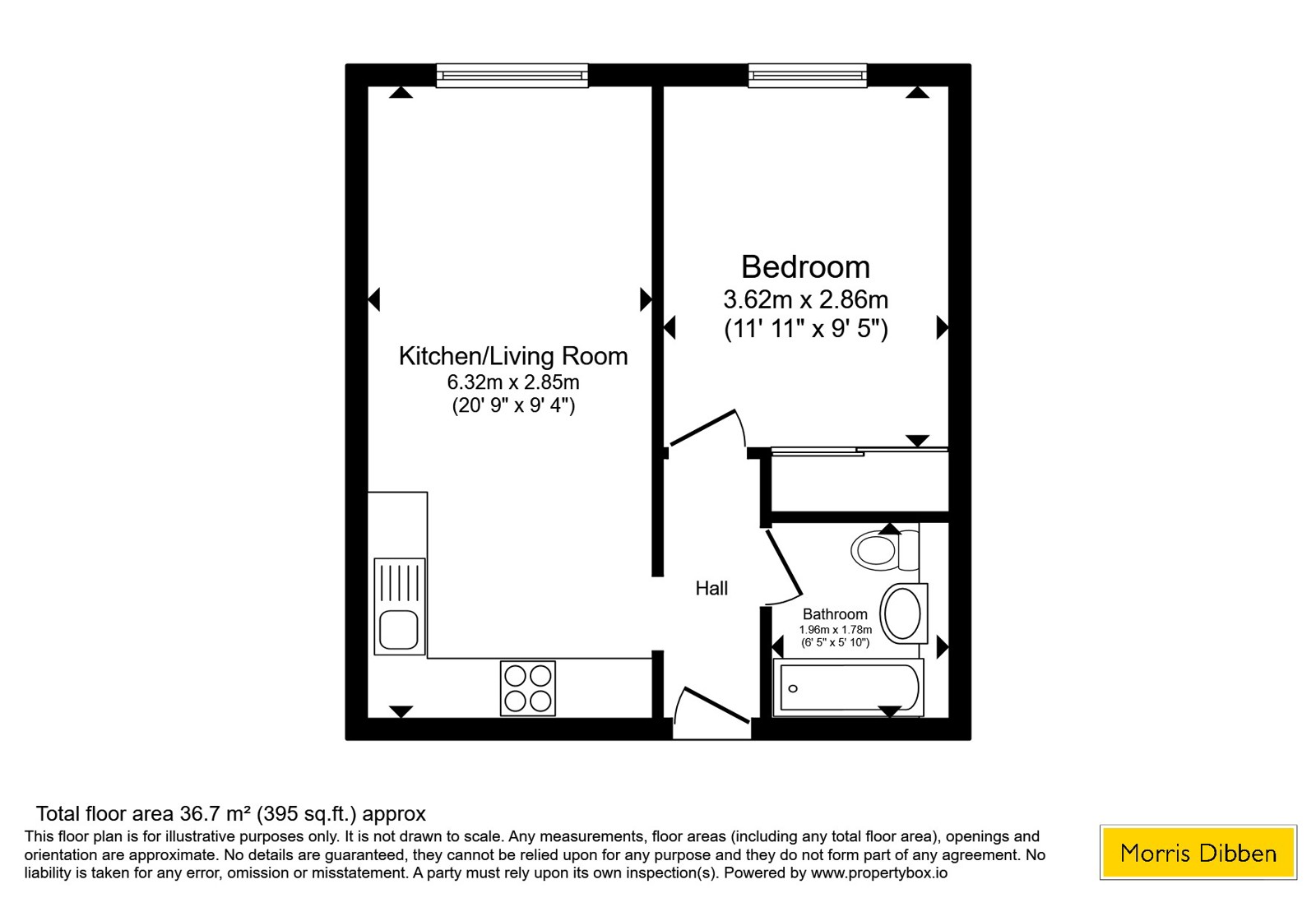 Flat 21, Whitworth Court, 9, Whitworth Road, Hampshire floorplan