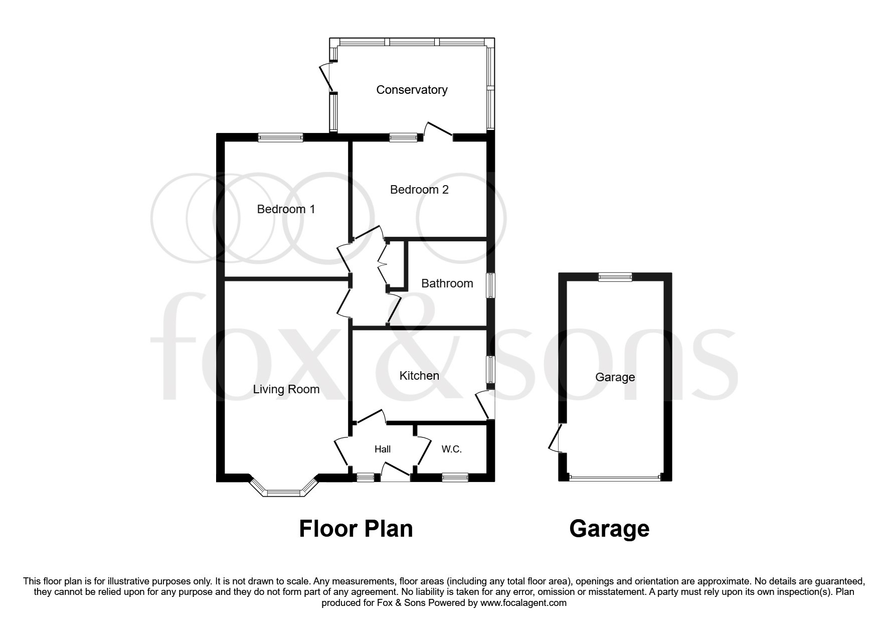 Lang Road, Crewkerne TA18, 2 bedroom detached bungalow for sale