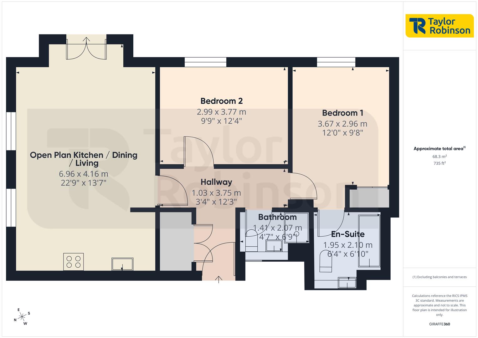 Daffodil Crescent, Crawley floorplan