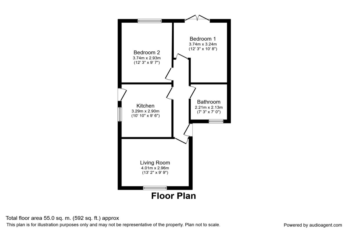 2 Bedrooms Bungalow to rent in Thornham Avenue, St. Helens WA9