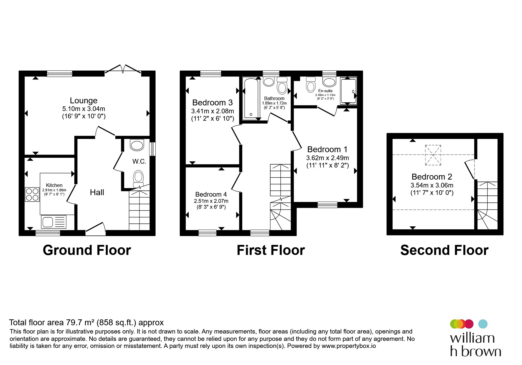 1, Whyte Terrace, Huntingdon floorplan