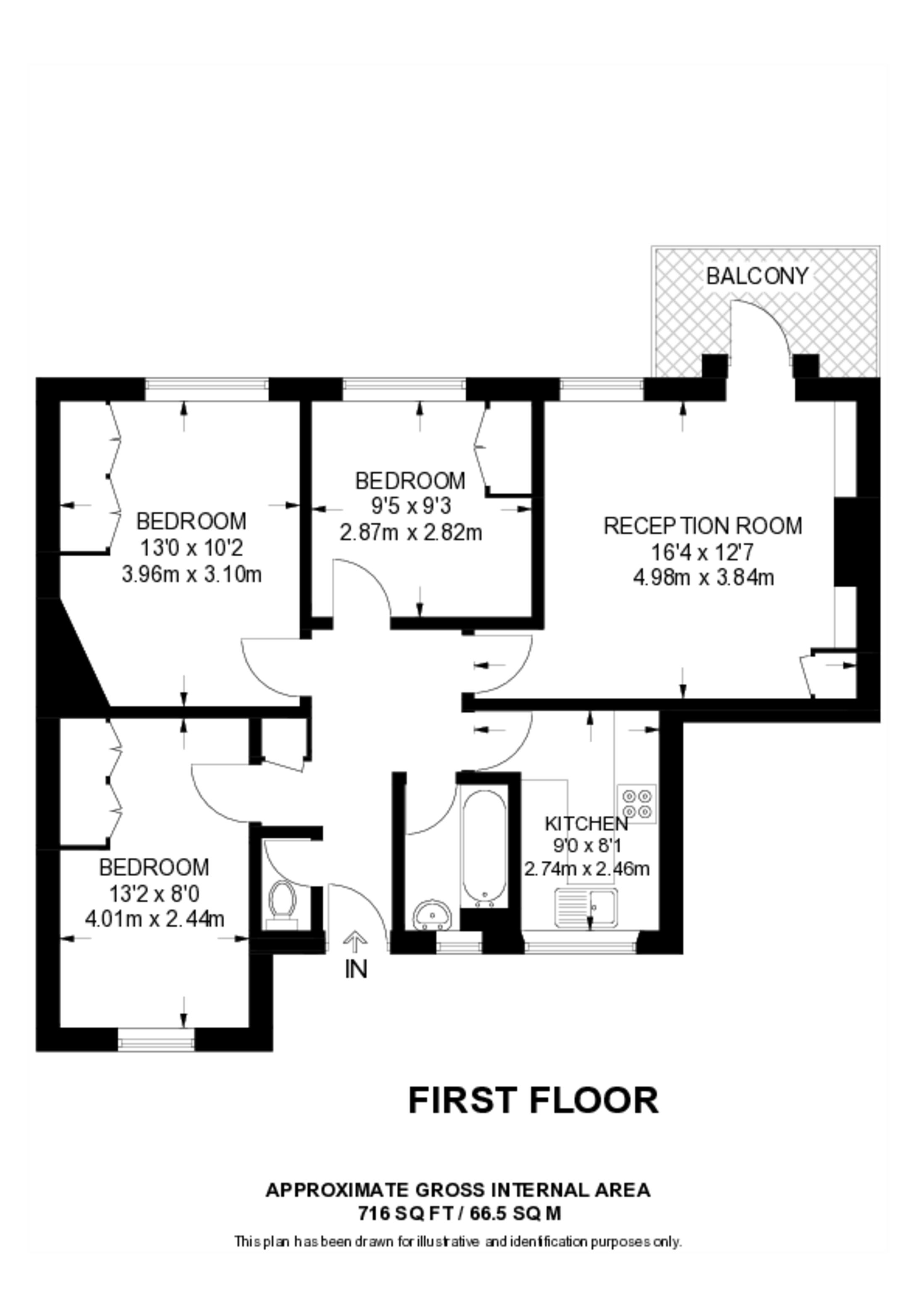 Burne Jones House, Fulham floorplan