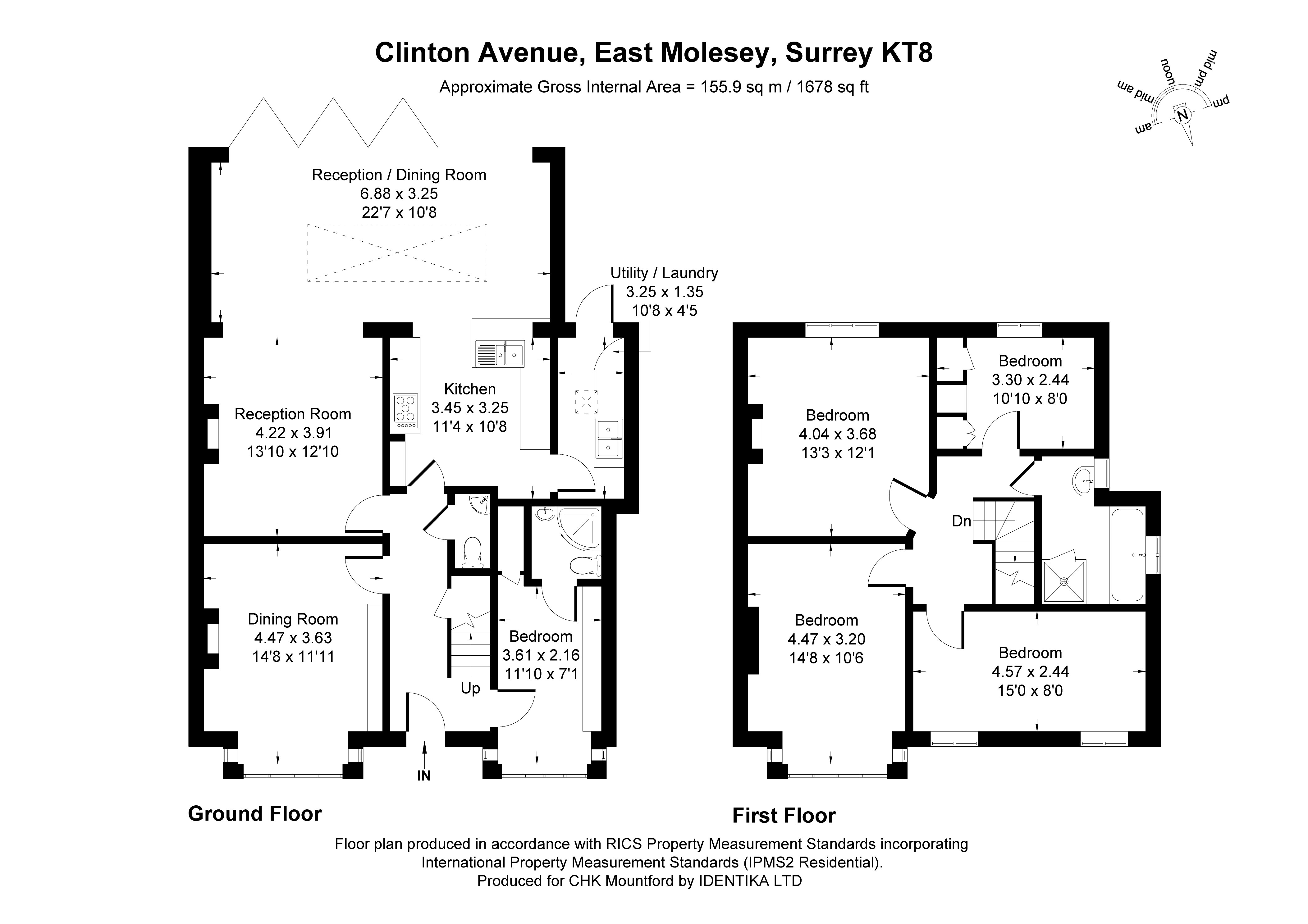 2, Clinton Avenue, Surrey floorplan