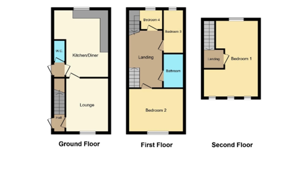 6, William Morris Terrace, Durham floorplan