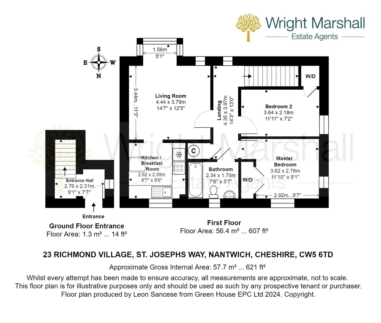 23, Richmond Village, St Josephs Way, Nantwich floorplan