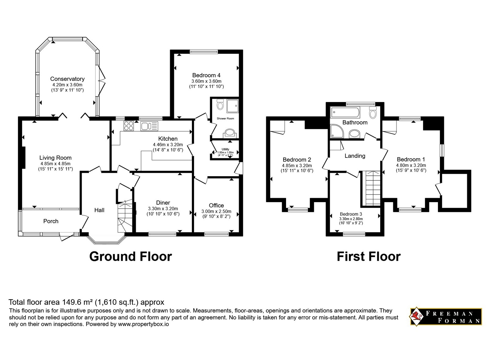 Long Branch,, Whatlington Road, East Sussex floorplan