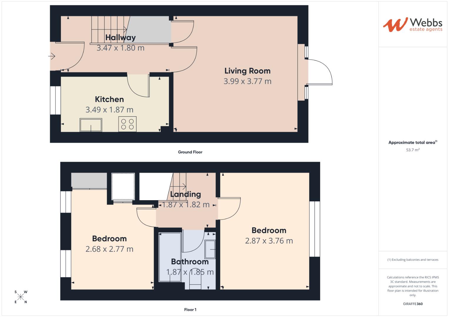 59, Wenlock Gardens, Walsall floorplan