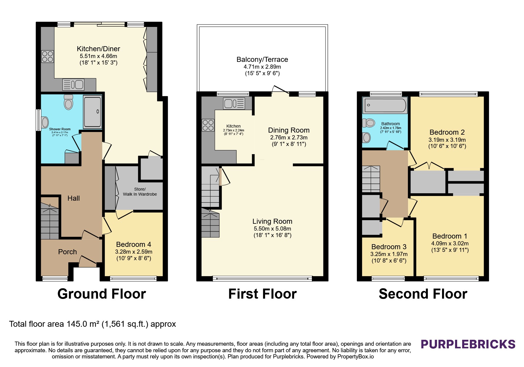 71, Park Meadow, Hatfield floorplan