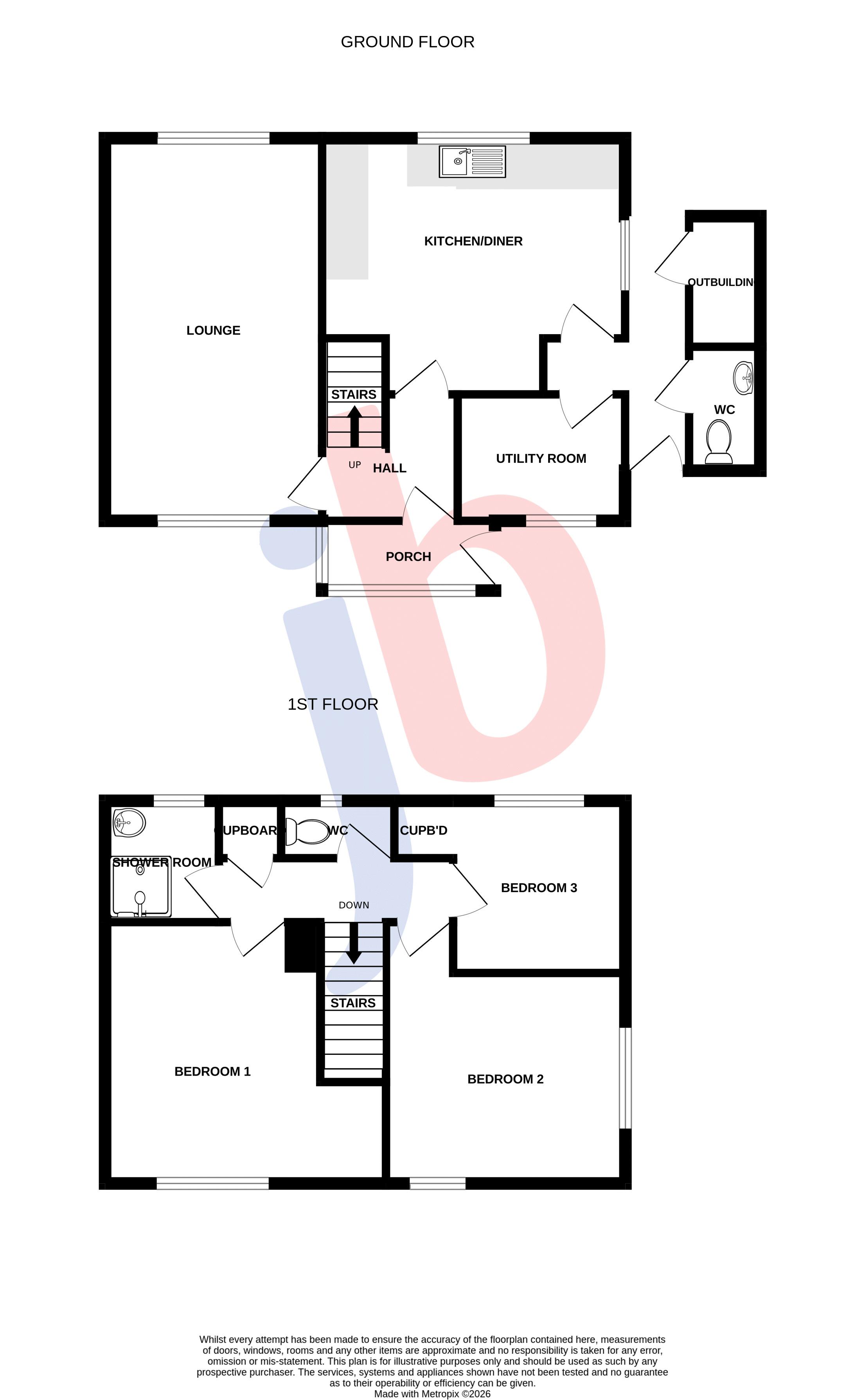 2, Ross Close, Newark floorplan