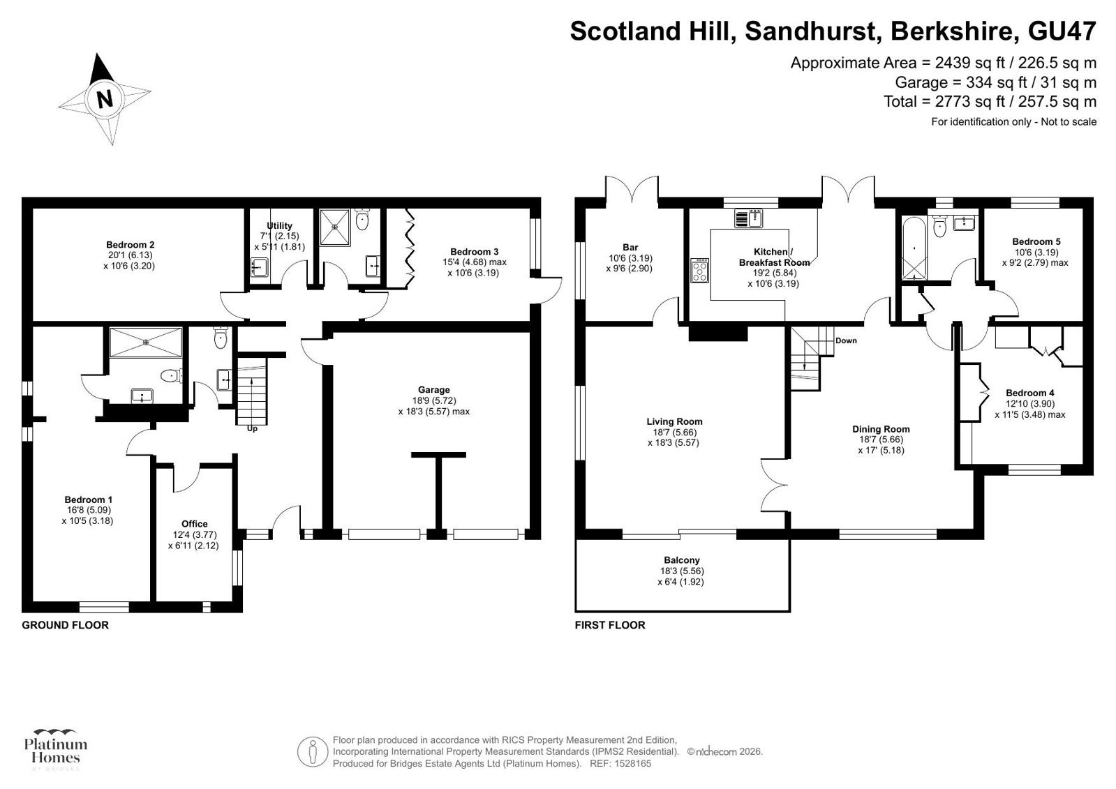 92, Scotland Hill, Berkshire floorplan