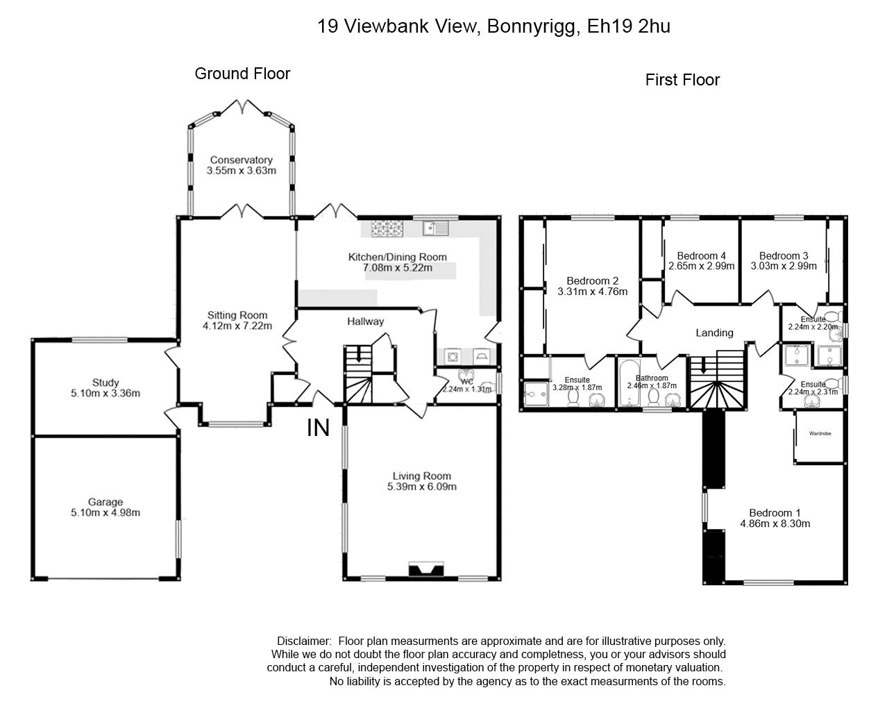 19, Viewbank View, Bonnyrigg floorplan