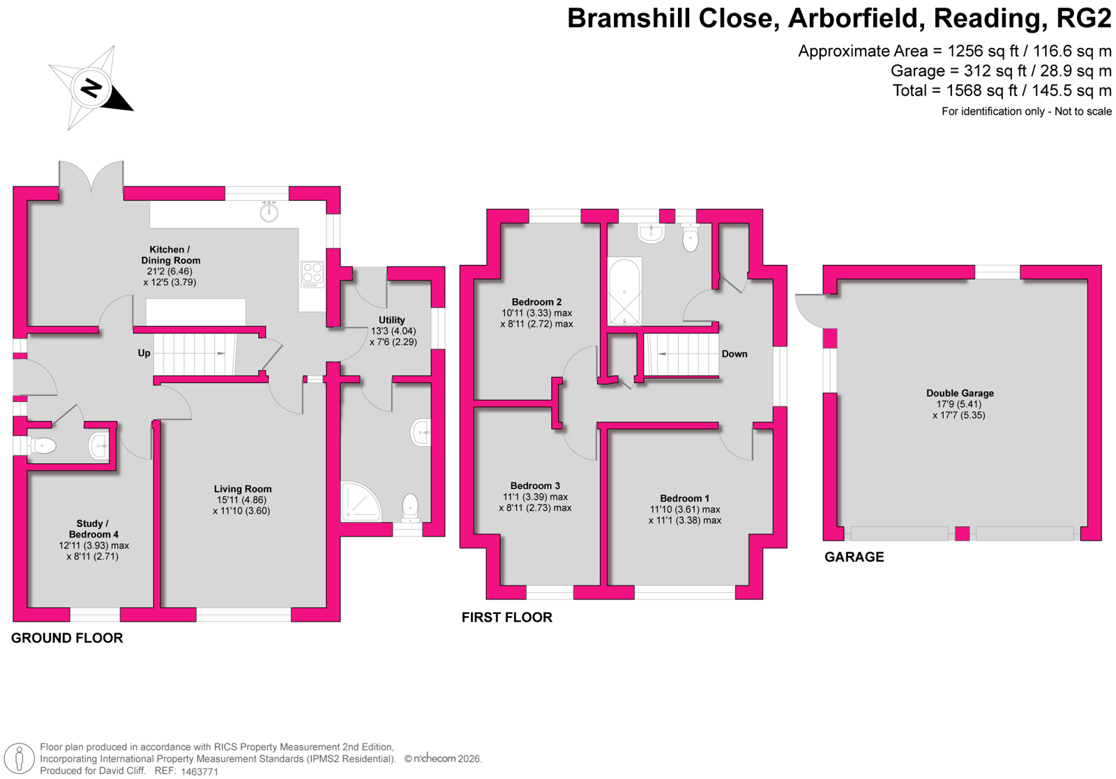 24, Bramshill Close, Reading floorplan