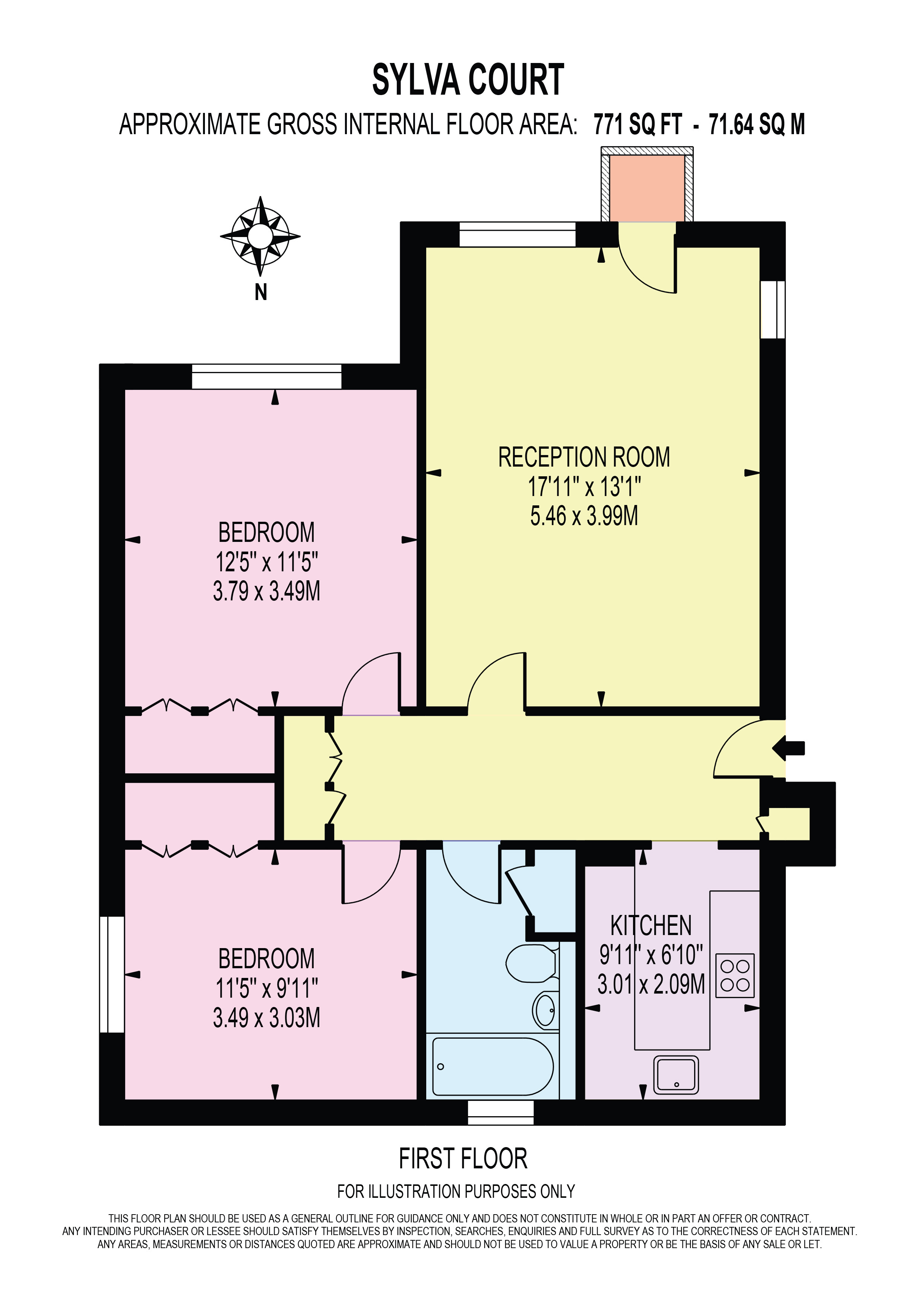 5, Putney Hill, London floorplan