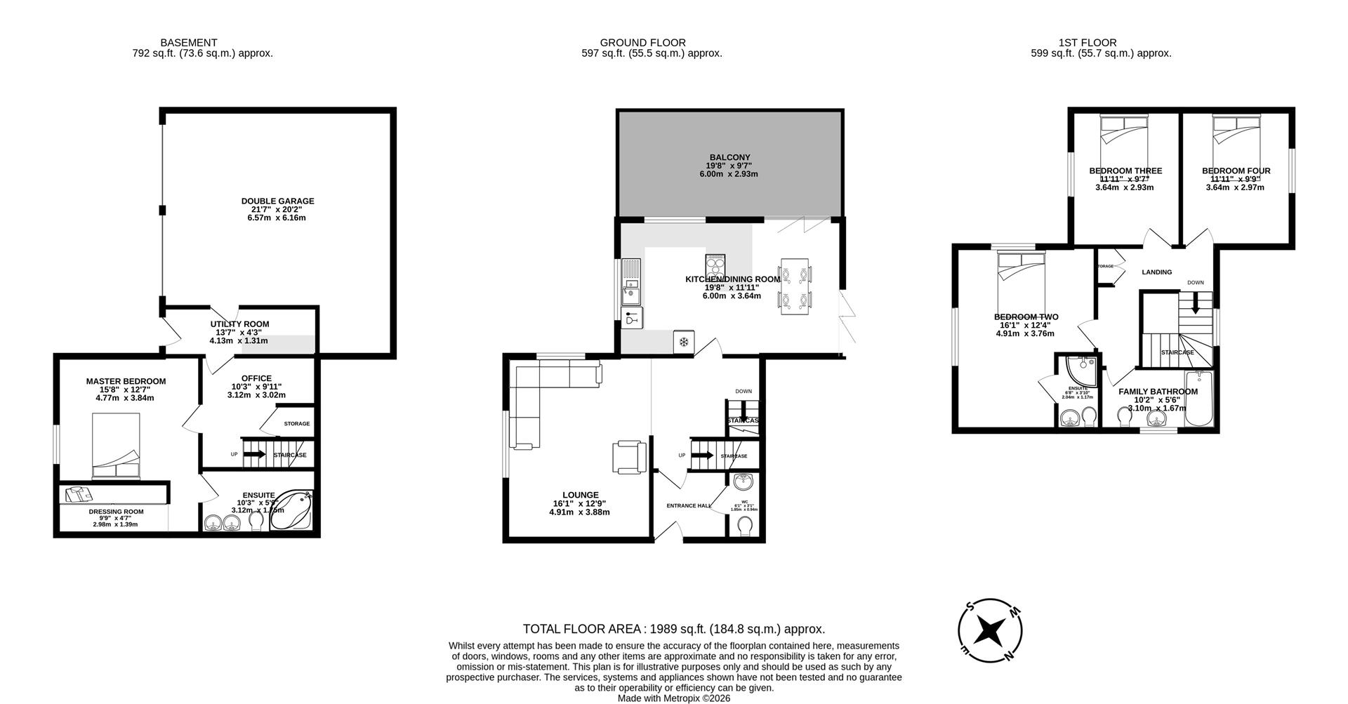 1, Poppy Meadow, Chorley floorplan