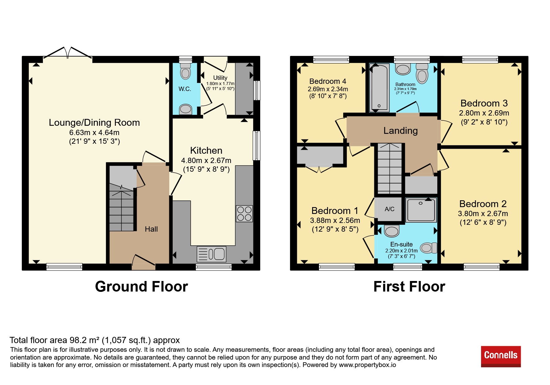 3, Shipton Grove, Peterborough floorplan