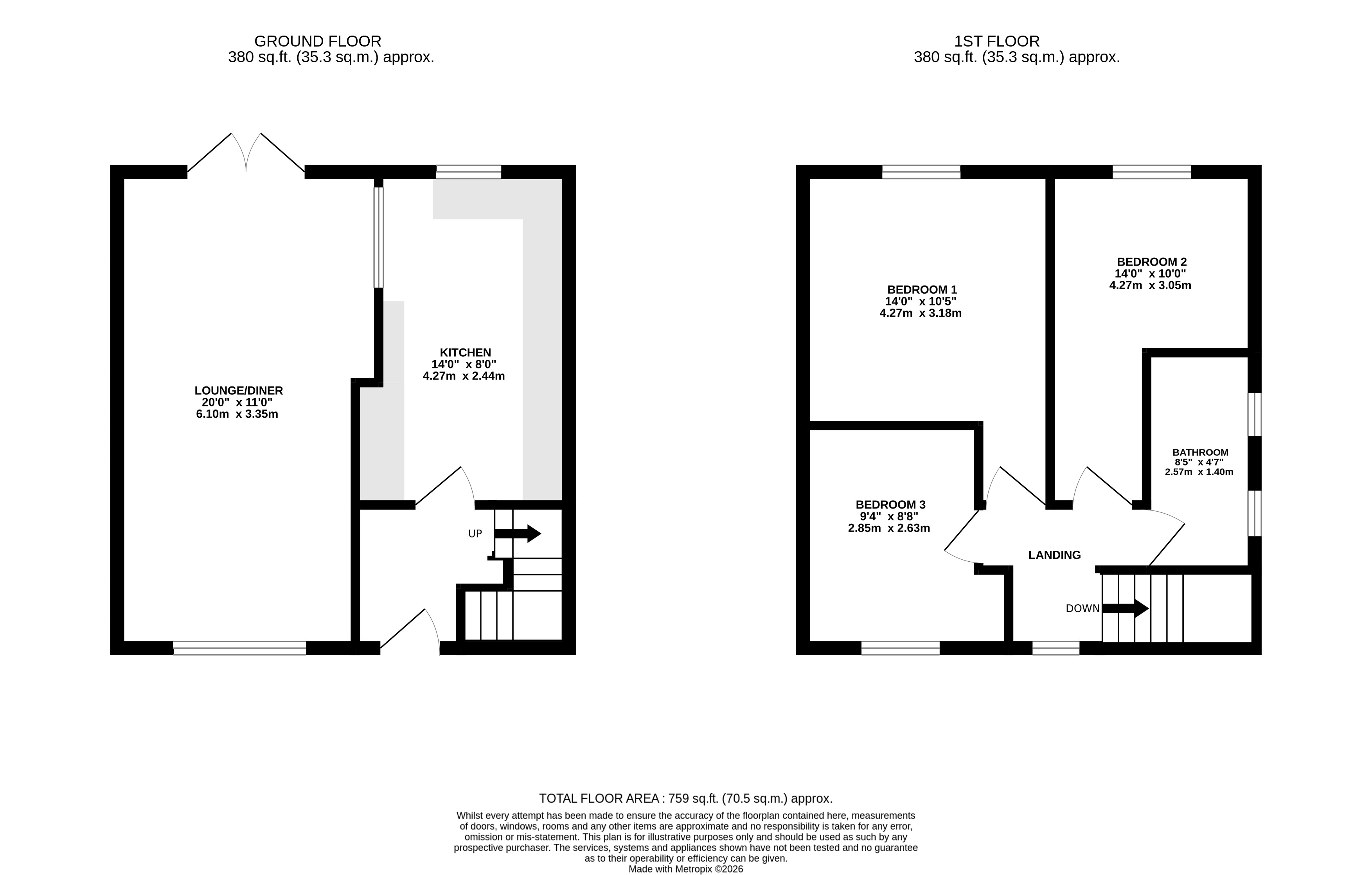 34, Burns Hill, Ilkley floorplan