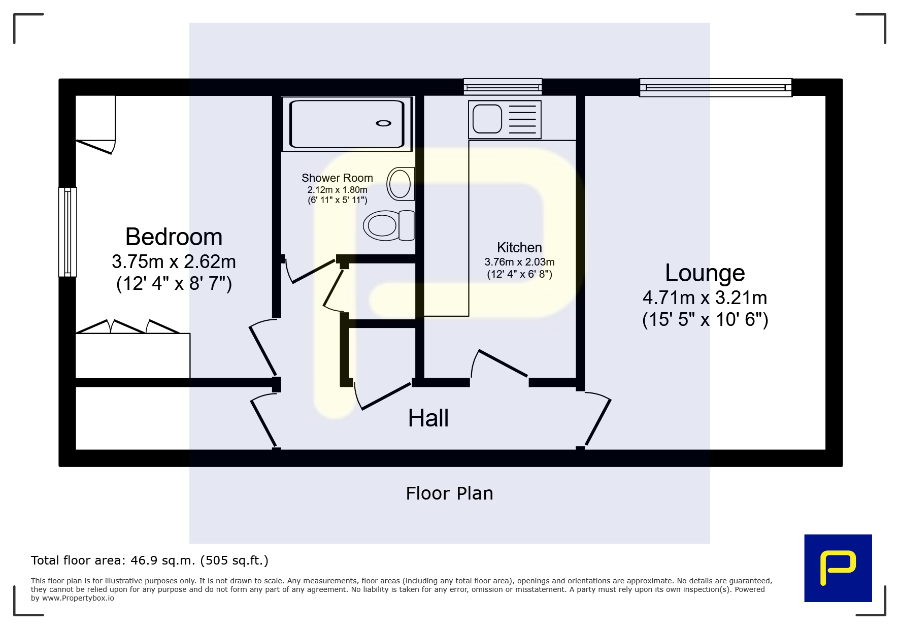 72, Cambo Place, North Shields floorplan