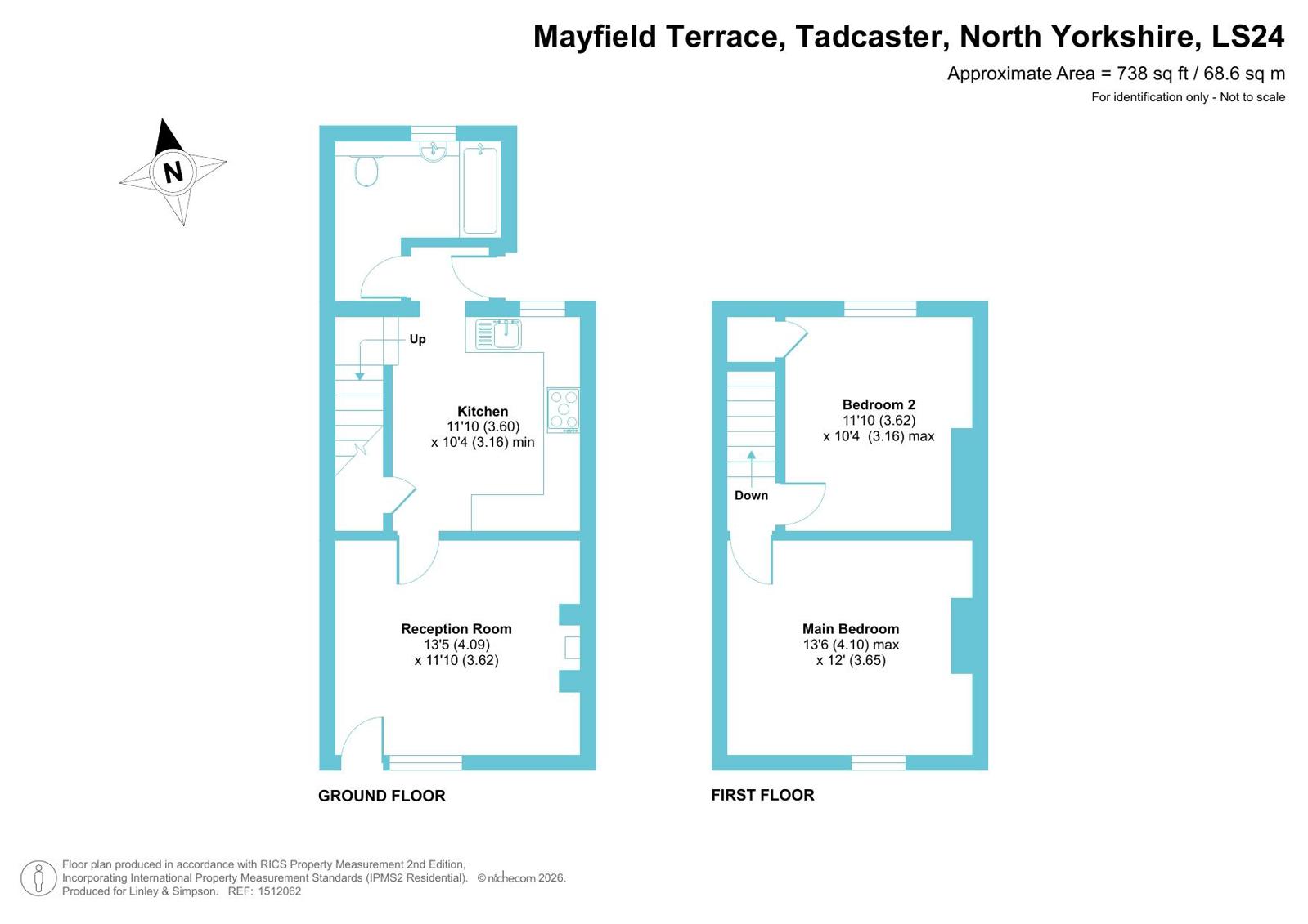 4, Mayfield Terrace, North Yorkshire floorplan
