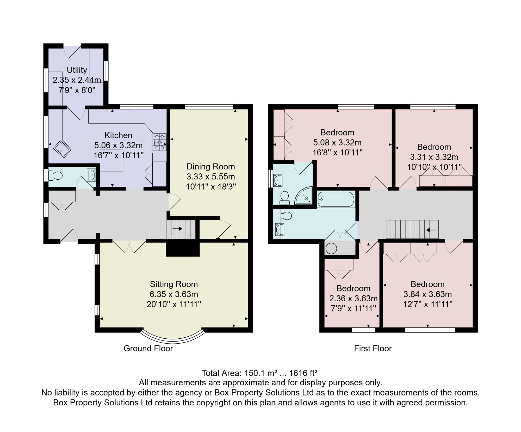 24 Rossett Beck, Harrogate floorplan