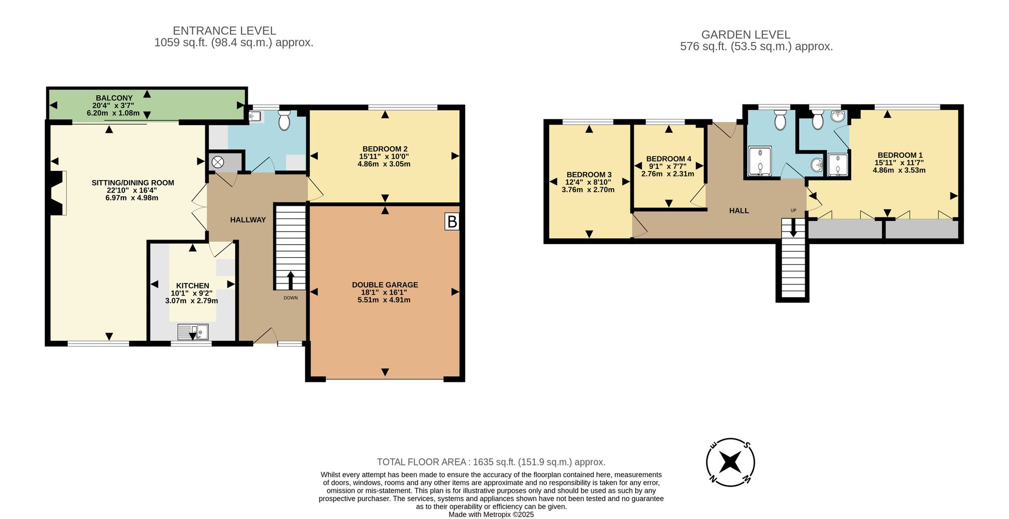 3 Den Brook Close, Torquay floorplan