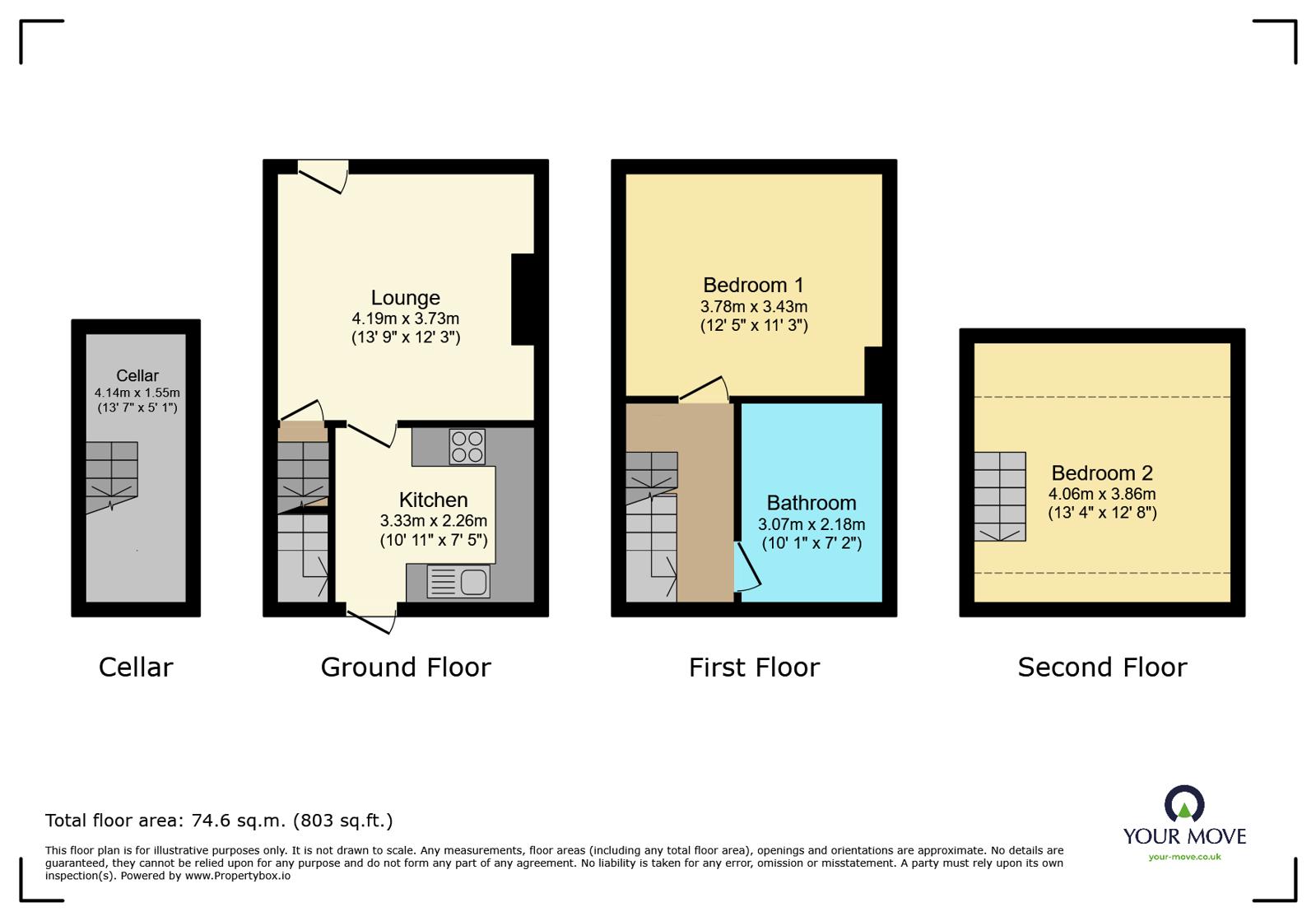 12, Nashville Road, West Yorkshire floorplan
