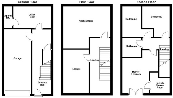 3 Bedrooms Town house for sale in Windmill Terrace, Berry Brow, Huddersfield HD4