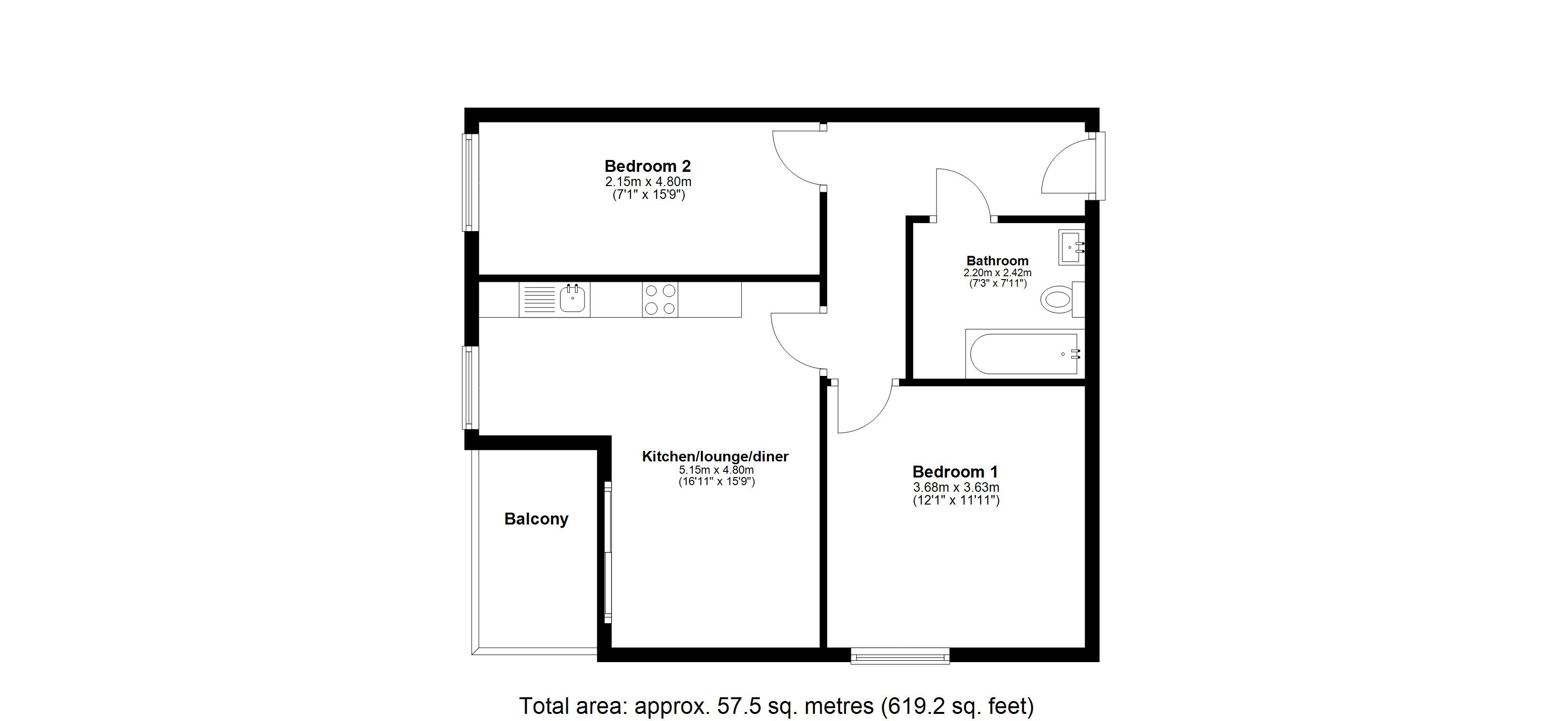 6, East Sidings, Station Road, Tonbridge floorplan
