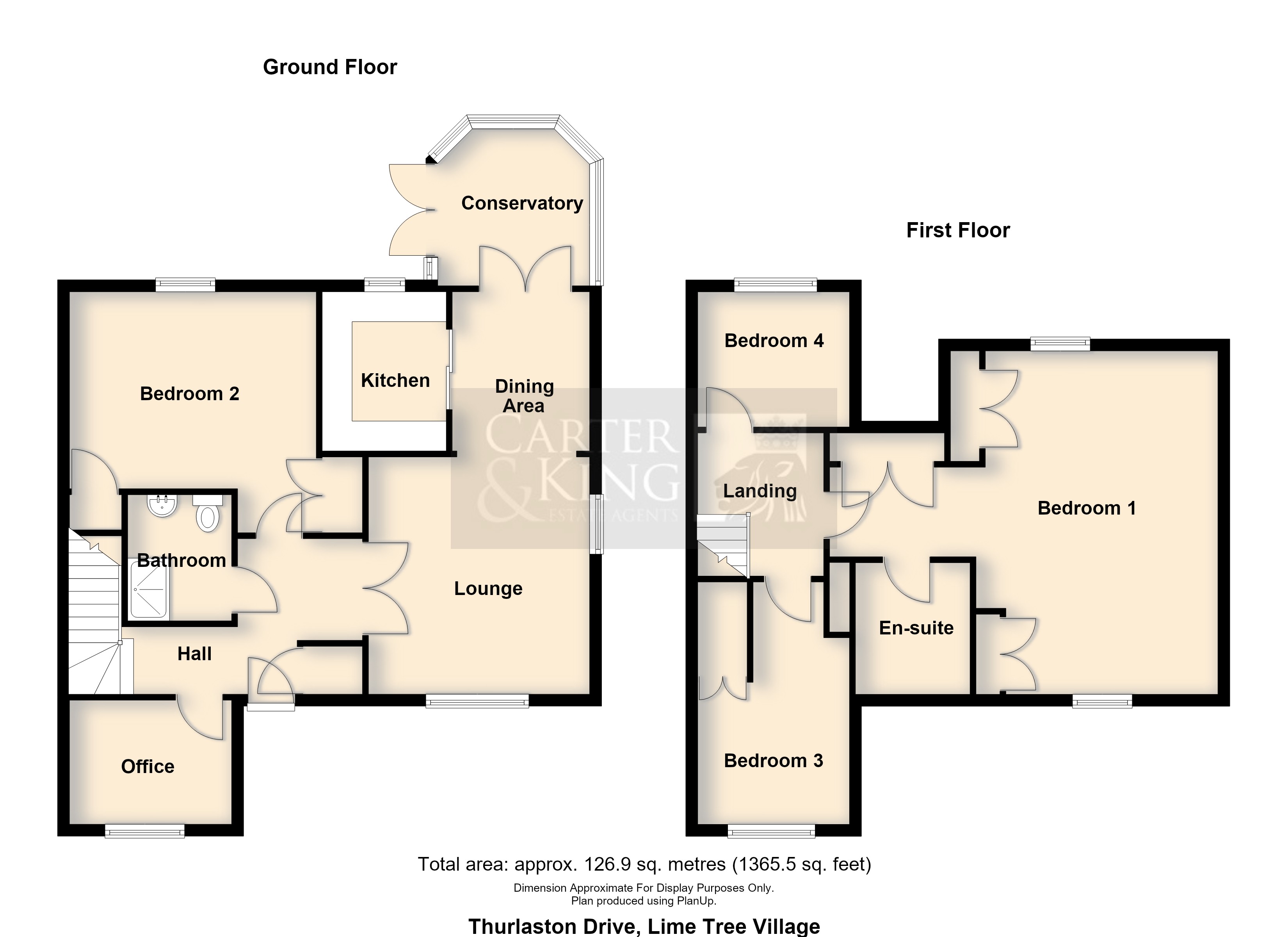 3, Thurlaston Drive, Cawston floorplan