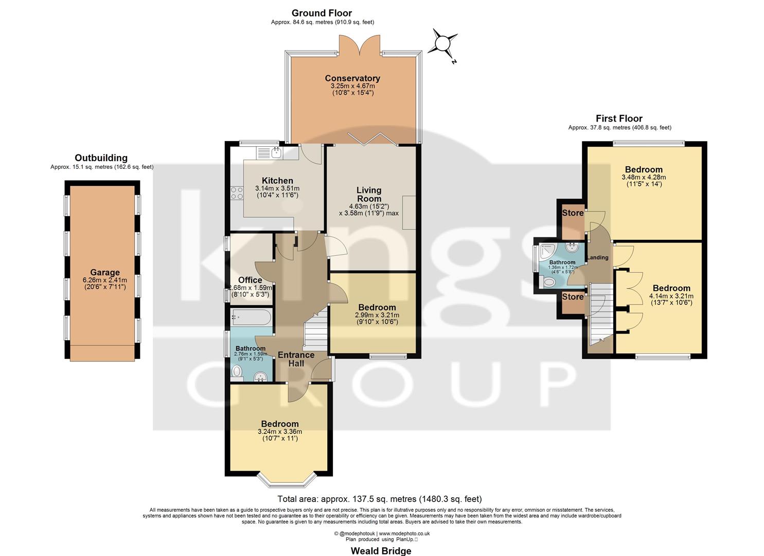 29, Weald Bridge Road, Epping floorplan
