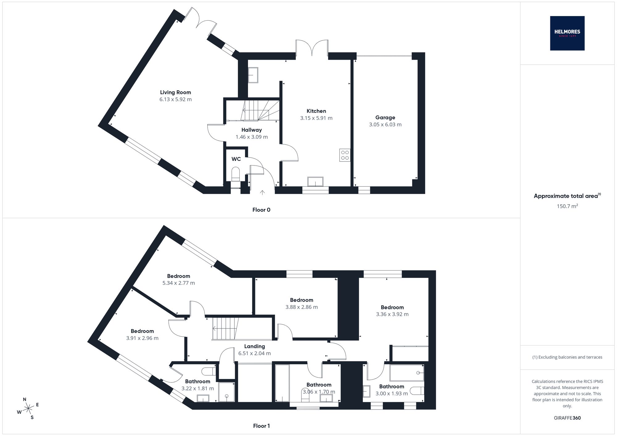 9 Ladywell Meadows, Chulmleigh floorplan
