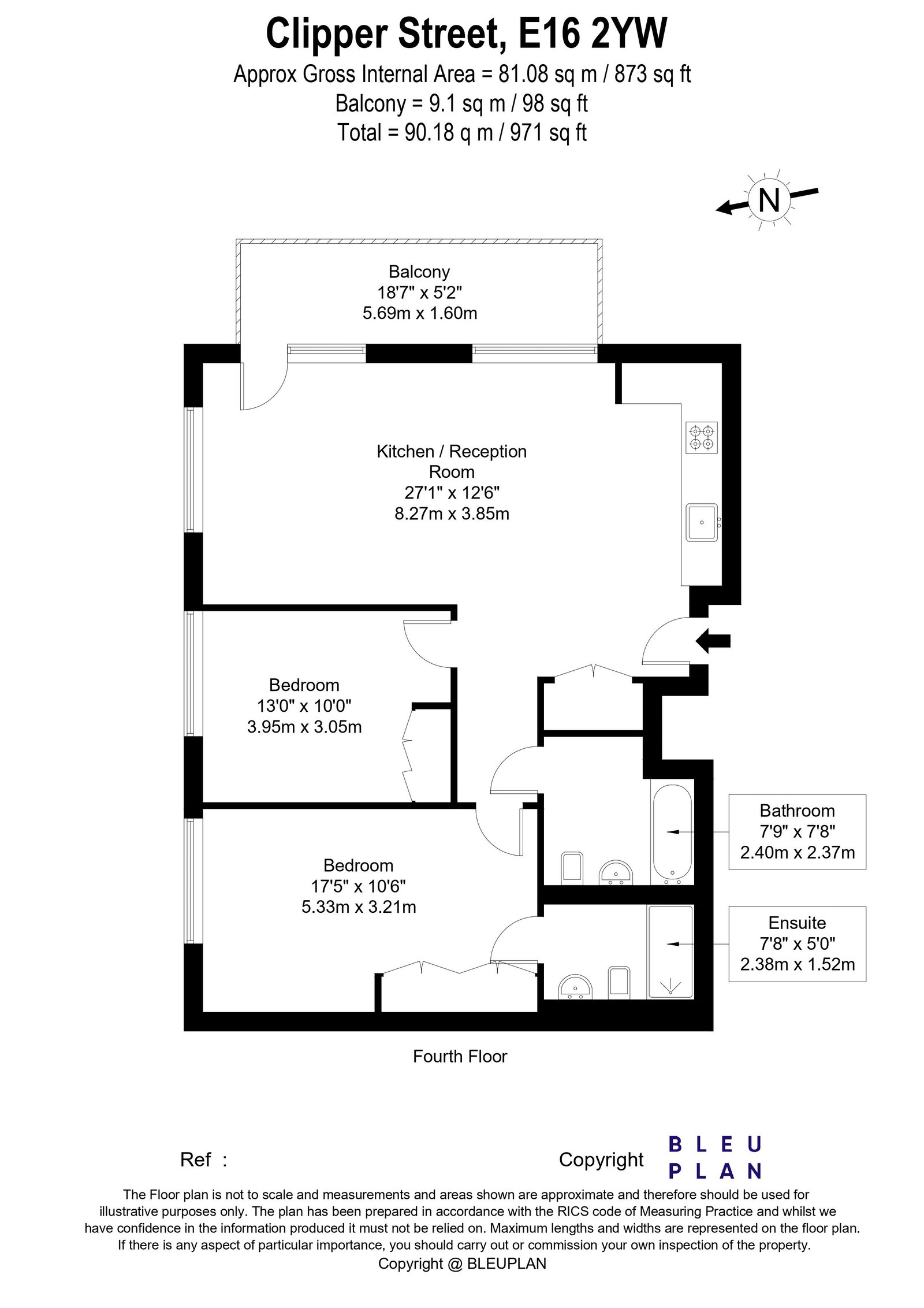 John Cabot House, 6 Clipper Street, London floorplan