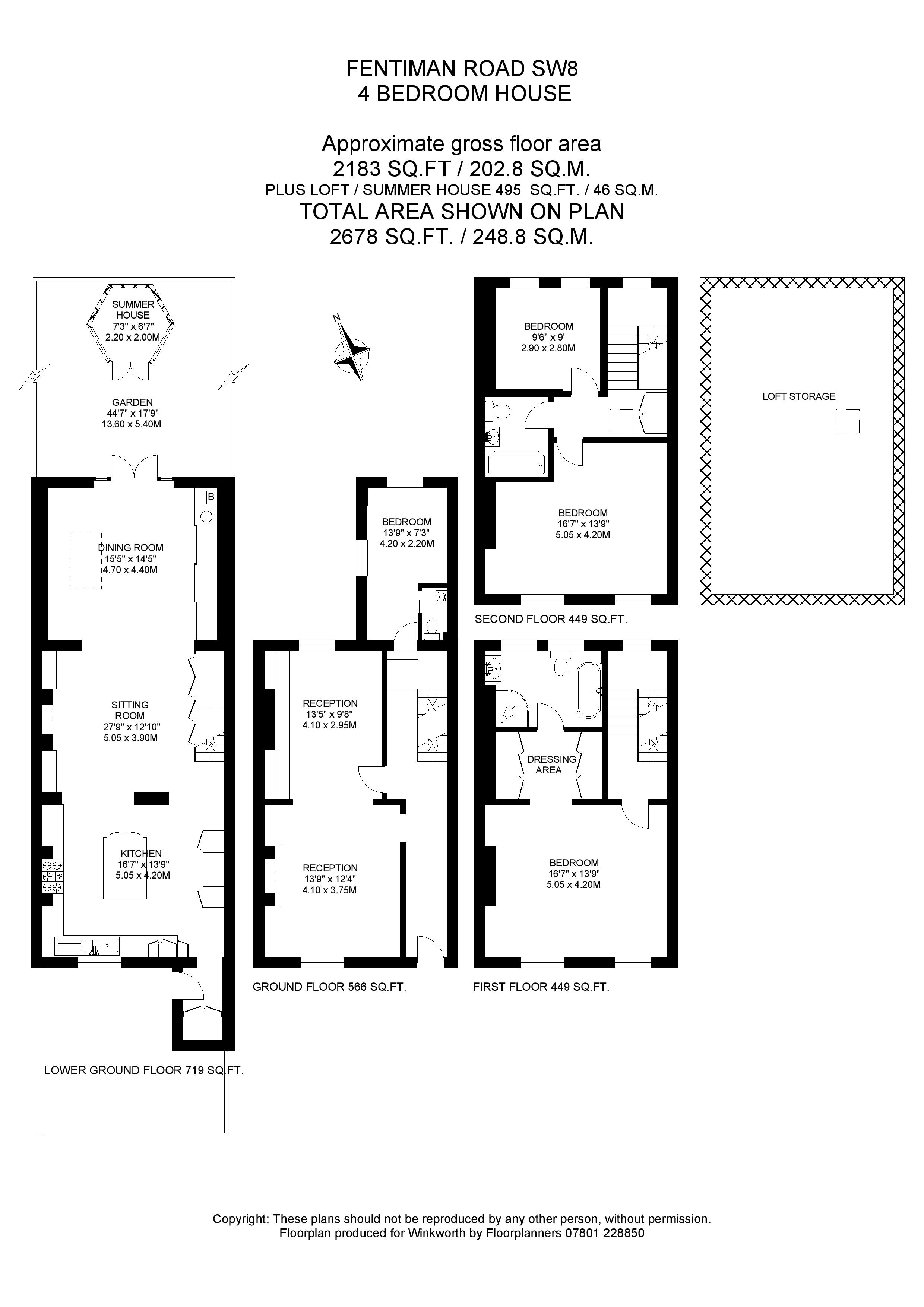 54, Fentiman Road, London floorplan