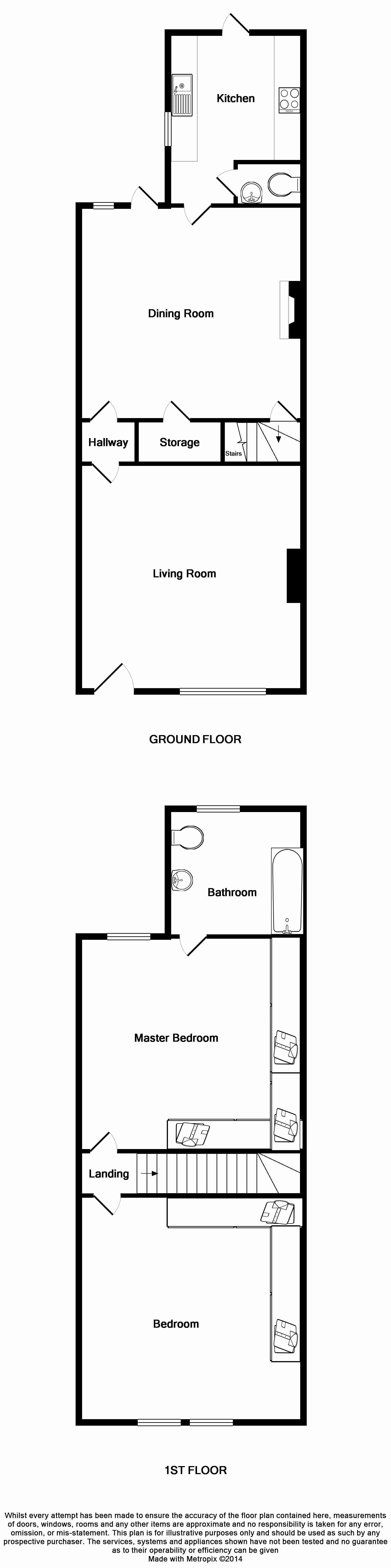 2 Bedrooms Terraced house to rent in Reginald Road, Northwood HA6