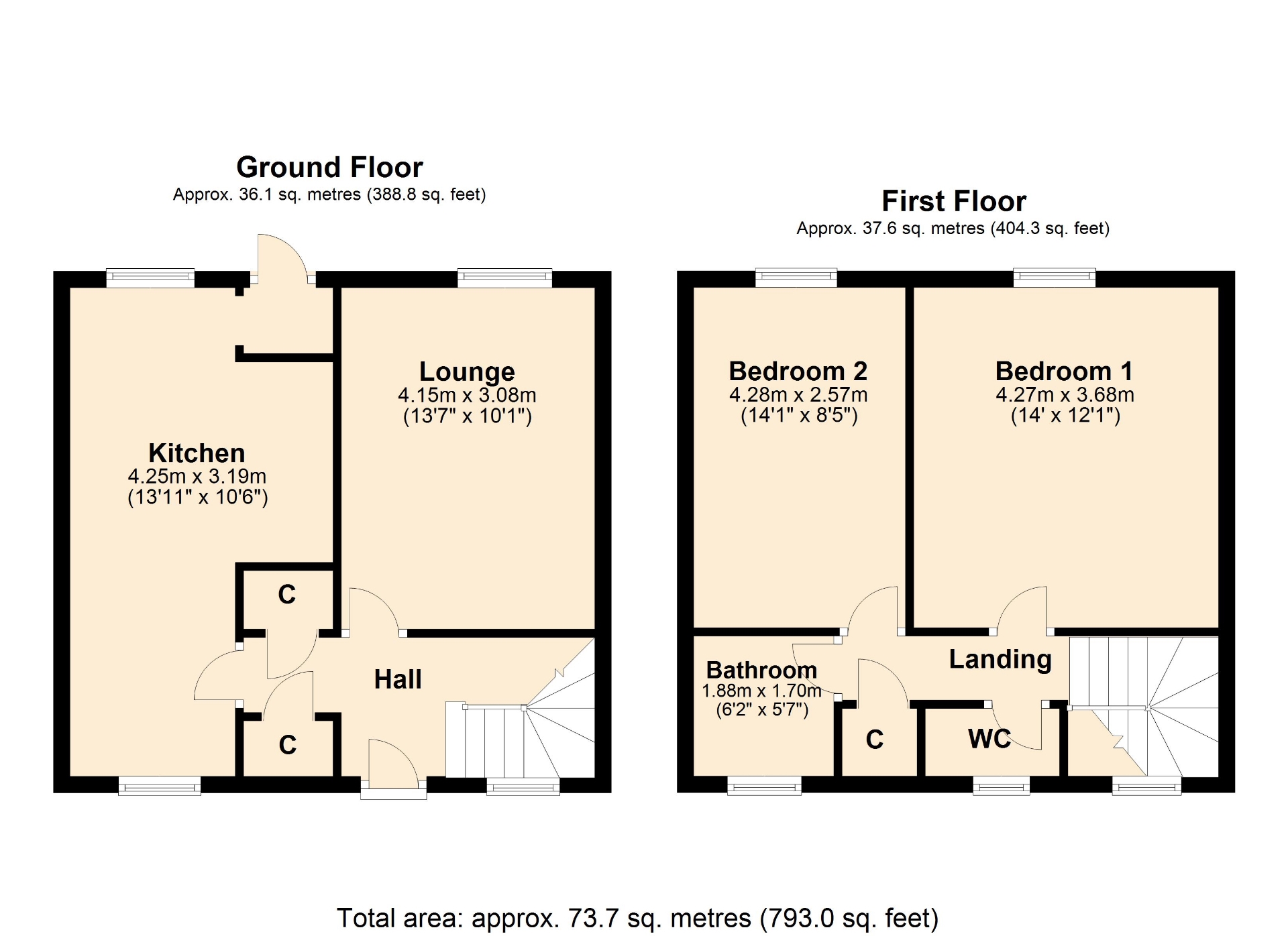 3, Campion Court, Northampton floorplan