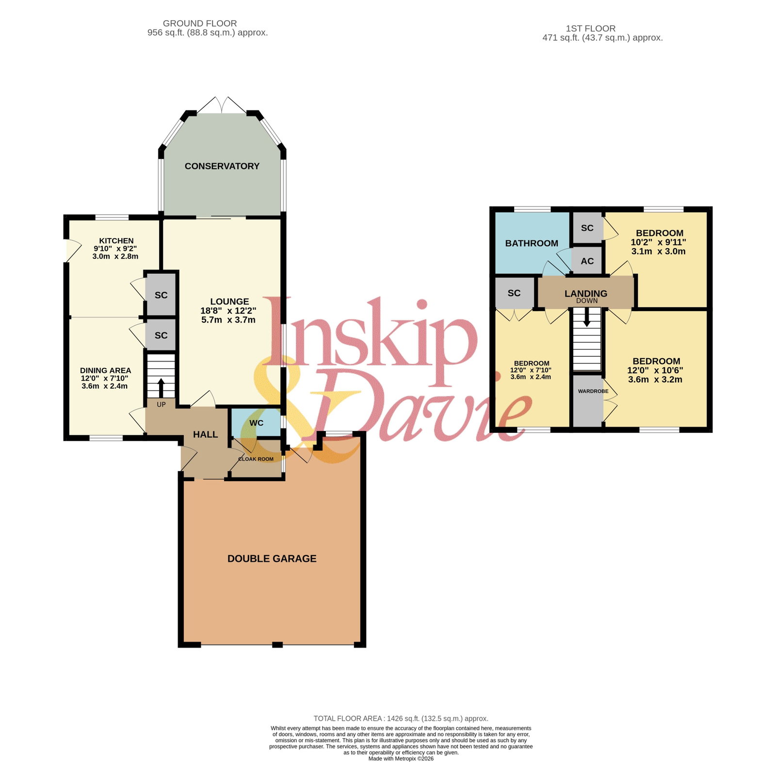 40, The Avenue, Sandy floorplan