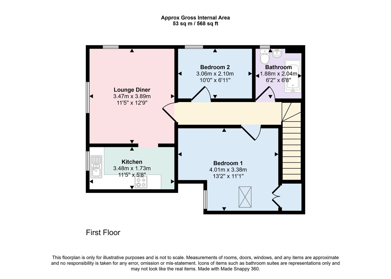 3, Blencathra Court, Keswick floorplan