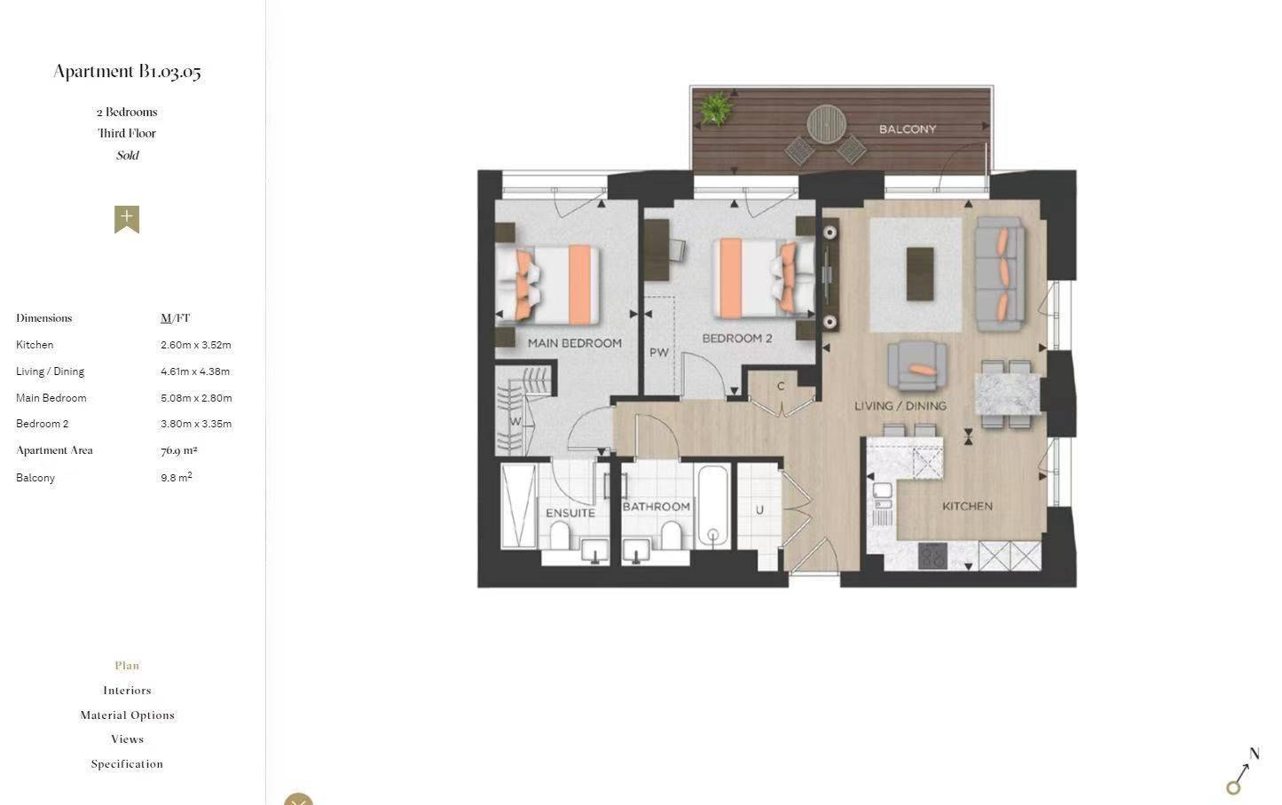 24 Darter House, Anax Street, London floorplan
