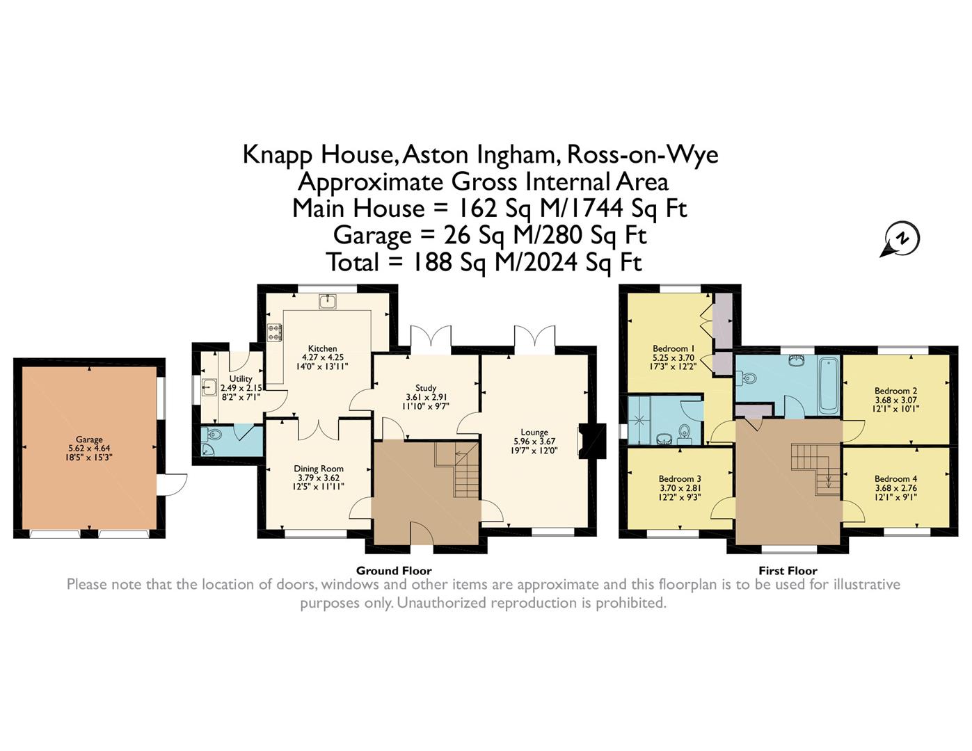 Knapp House, Ross-On-Wye floorplan