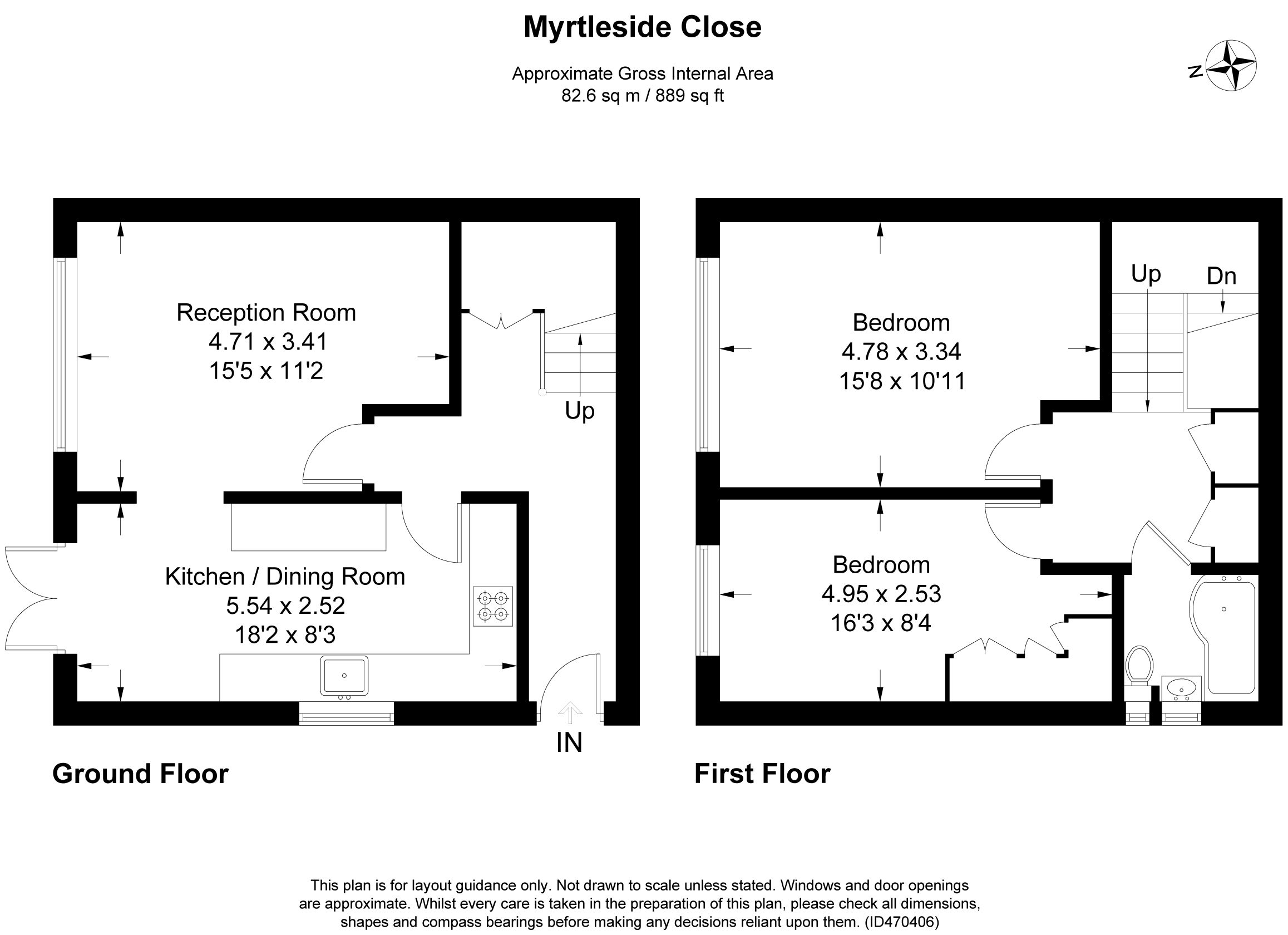 65, Myrtleside Close, Northwood floorplan