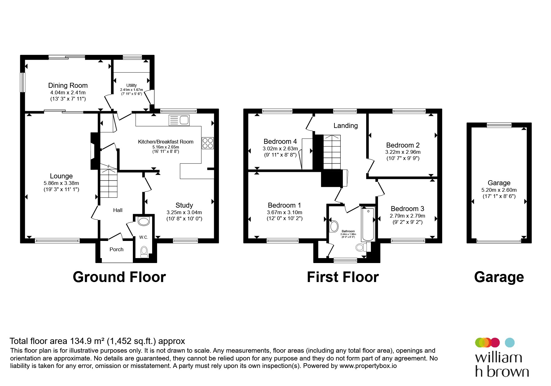 19, Grove Way, Huntingdon floorplan