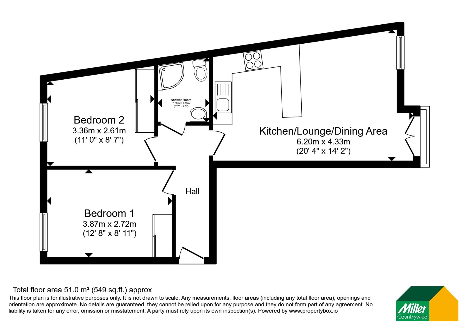 Bedford Road, Cornwall floorplan