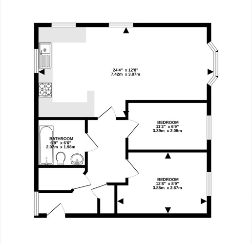 SNG SO, 42, Hills Way, Tadley floorplan